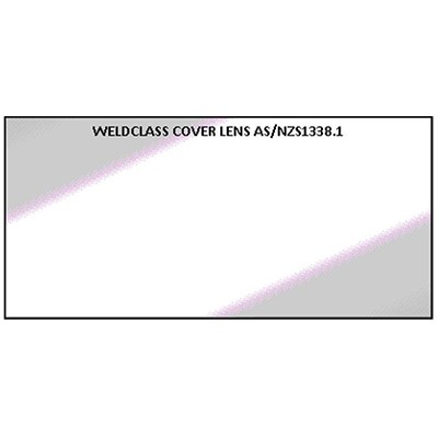 WELDCLASS LENS - CLEAR 108 X 51MM CR39 STYLE AS1388.1